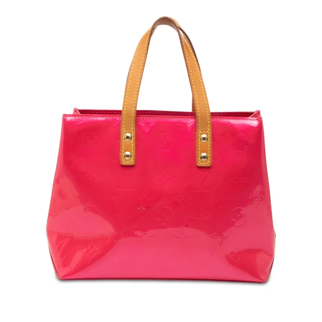 Pink Louis Vuitton Monogram Vernis Reade PM Handbag in Pink Leather from Designer Revival, photo 1 of 1