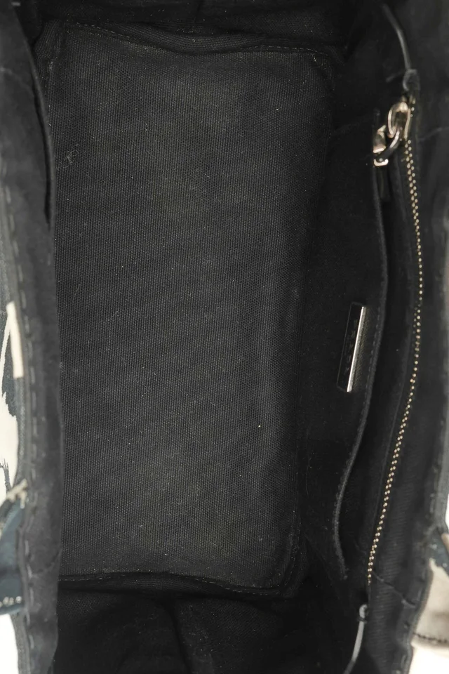 Prada Canapa Cow Print Tote Bag in Canvas from A Retro Tale, photo 5 of 8