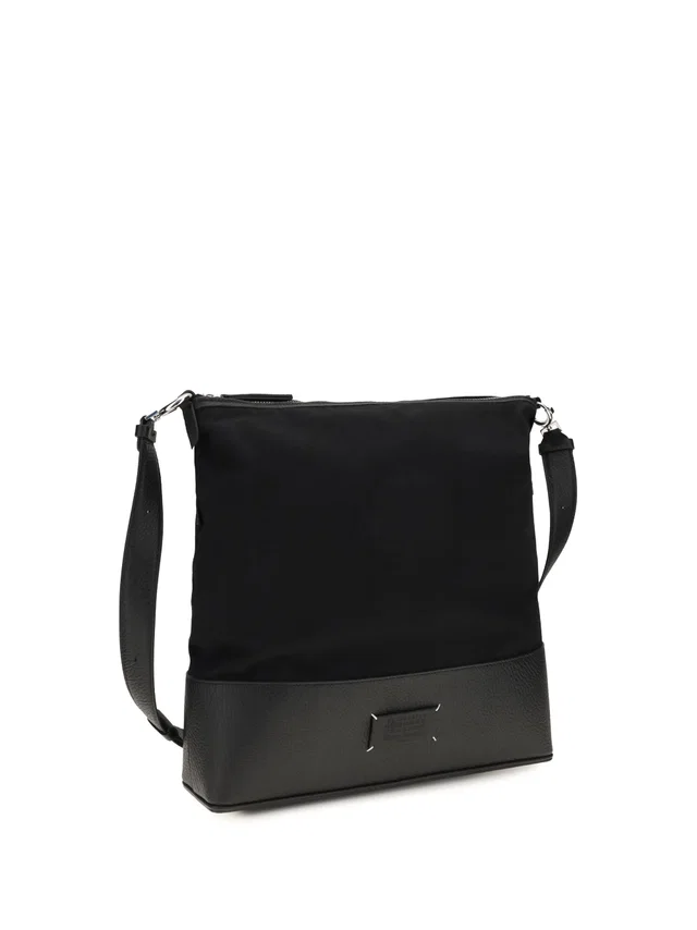 Maison Margiela 5ac Hobo Bag — Black Calf Leather in Black Calfskin from HEWI