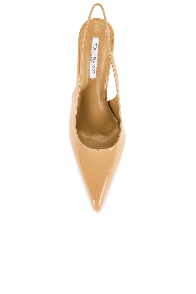 Tony Bianco Charlotte Slingback Pump in Nude Patent, photo 4 of 5 from REVOLVE (Canada)