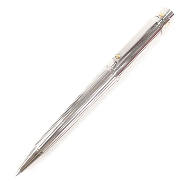 Santos de Cartier Silver Ballpoint Pen in Silver from LuxUness