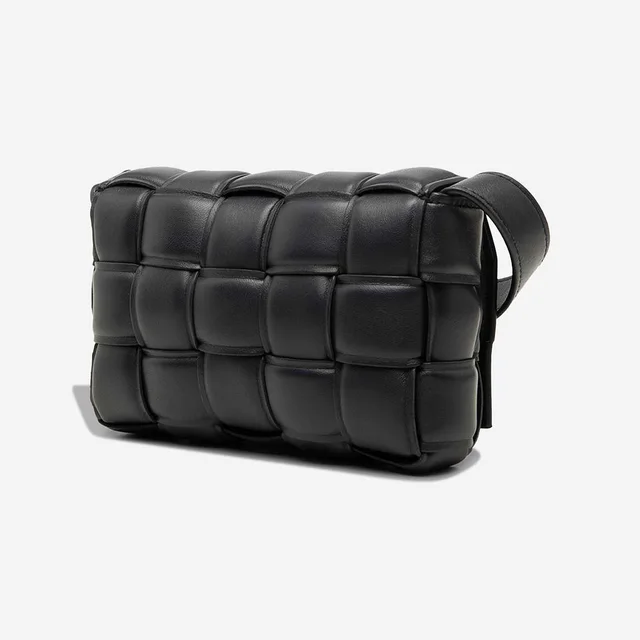 Bottega Veneta Cassette Small Lamb Black in Black Lambskin from SACLÀB, photo 3 of 6