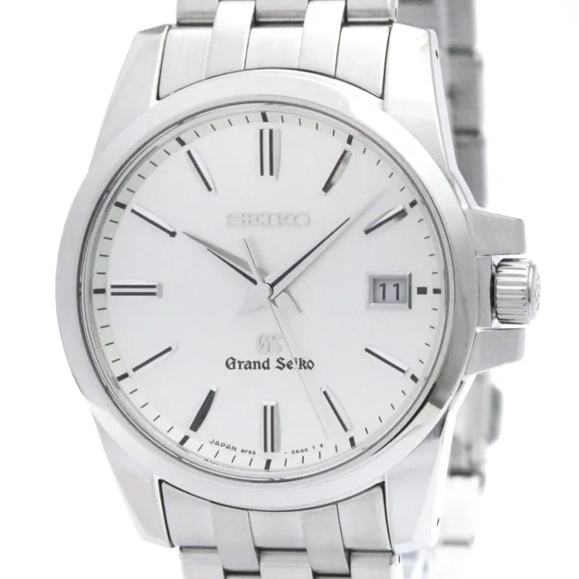 GRAND SEIKO Stainless Steel Quartz Mens Watch SBGX047(9F62-0AA0) Polished in Ice blue from Elady