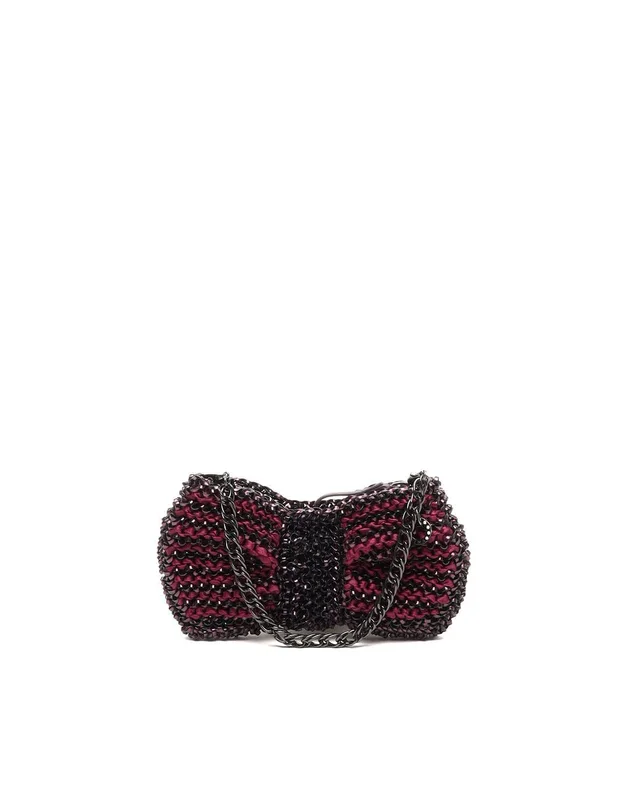 Anteprima Bow Bag in Woven leather from A Retro Tale