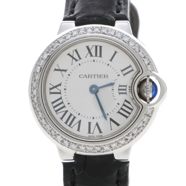 Cartier Ballon Bleu Diamond Steel Watch (W69018Z4) from GUGUS