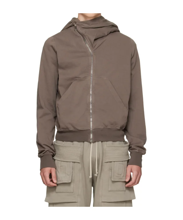 Rick Owens Drkshdw Asymmetric Zip Hoodie, photo 2 of 5 from SENSER