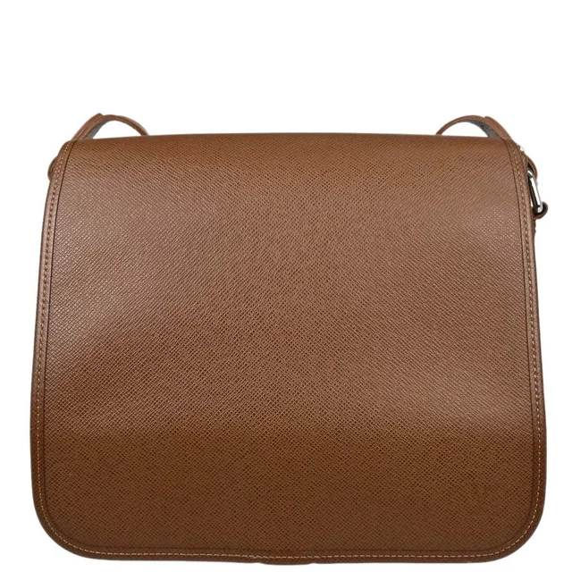 Louis Vuitton 2009 Brown Taiga Andrei Shoulder Bag M32488 in Brown Leather from AMORE Vintage Tokyo