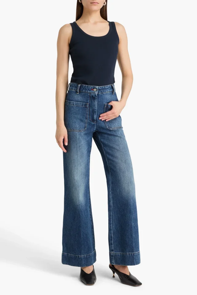 Victoria Beckham Alina High-Rise Flared Jeans, photo 2 of 4 from THE OUTNET