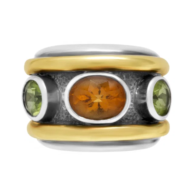 David Yurman Renaissance ring in Yellow Yellow Gold, Sterling Silver from Gray And Sons