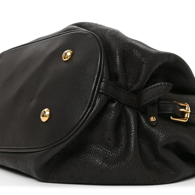 Louis Vuitton Mahina L Chocolate in Brown Leather from FASHIONPHILE, photo 9 of 10