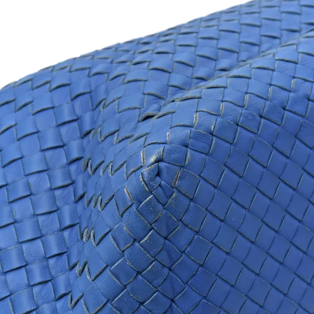 Bottega Veneta Nappa Intrecciato Brick Tote Celeste in Nappa leather from FASHIONPHILE, photo 11 of 14