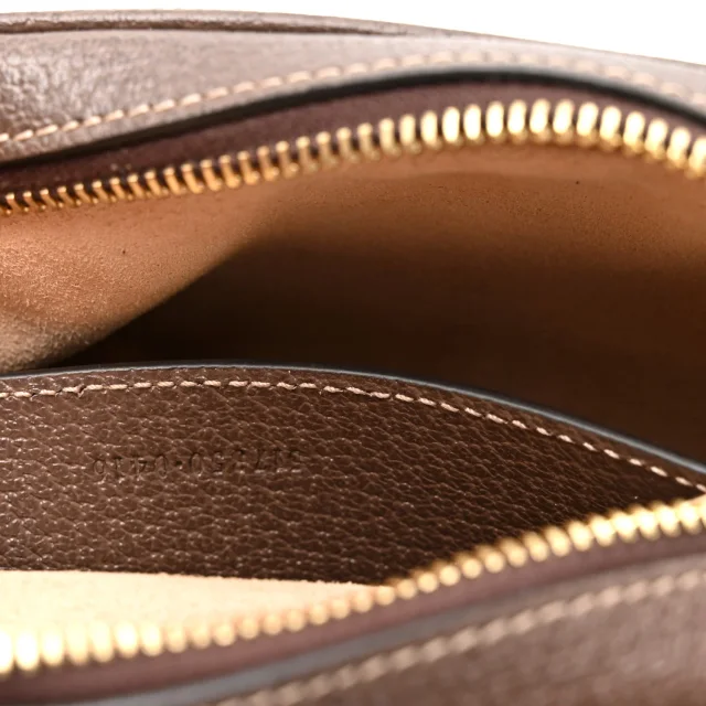 Gucci GG Supreme Monogram Web Mini Ophidia Shoulder Bag Brown in Brown Coated canvas from FASHIONPHILE, photo 7 of 11
