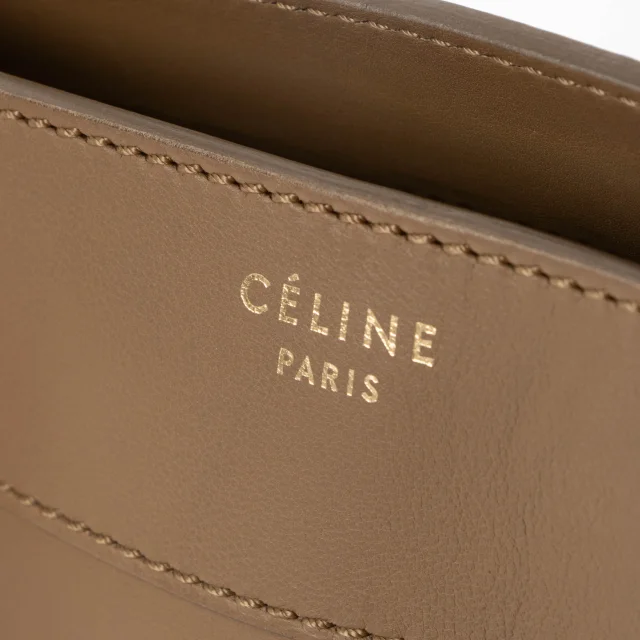 Celine Taupe Smooth Calfskin Shoulder Luggage Bag in Taupe Calfskin from Labellov, photo 7 of 8
