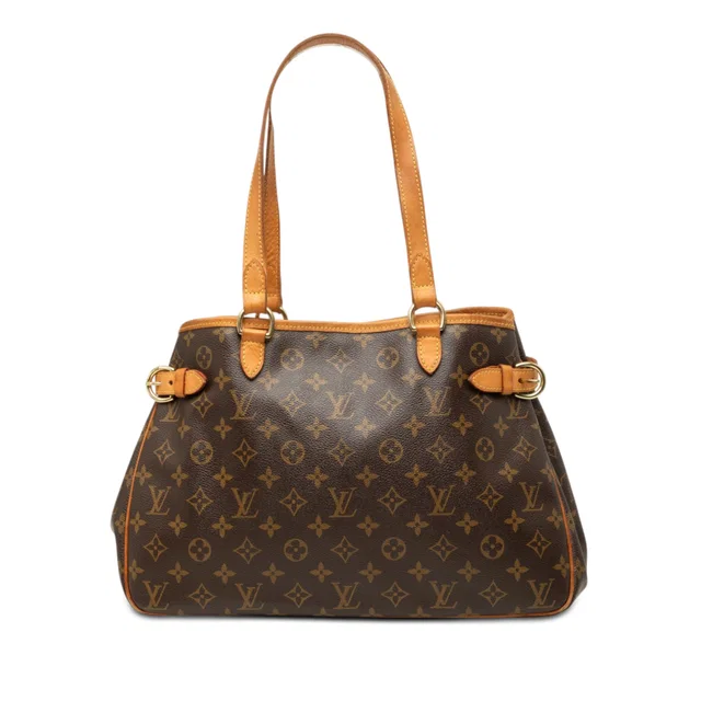 Brown Louis Vuitton Monogram Batignolles Horizontal Tote Bag in Brown Coated canvas from Designer Revival