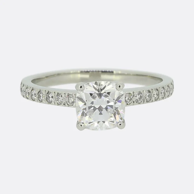 Tiffany & Co. 1.04 Carat Diamond Engagement Ring from The Vintage Jeweller