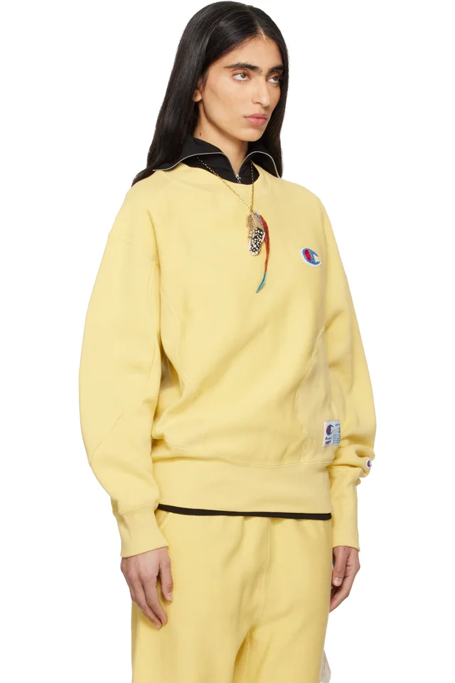 UNDERCOVER Yellow Champion Edition UC2E1801-1 Sweatshirt, photo 2 of 4 from SSENSE
