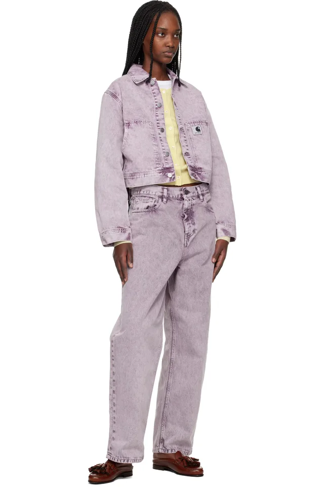 Carhartt Work In Progress Purple Brandon Jeans, photo 4 of 4 from SSENSE