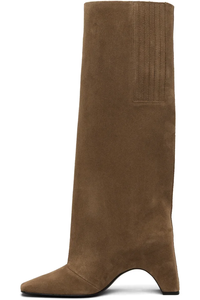 Coperni Brown Bridge Tall Boots, photo 3 of 5 from SSENSE