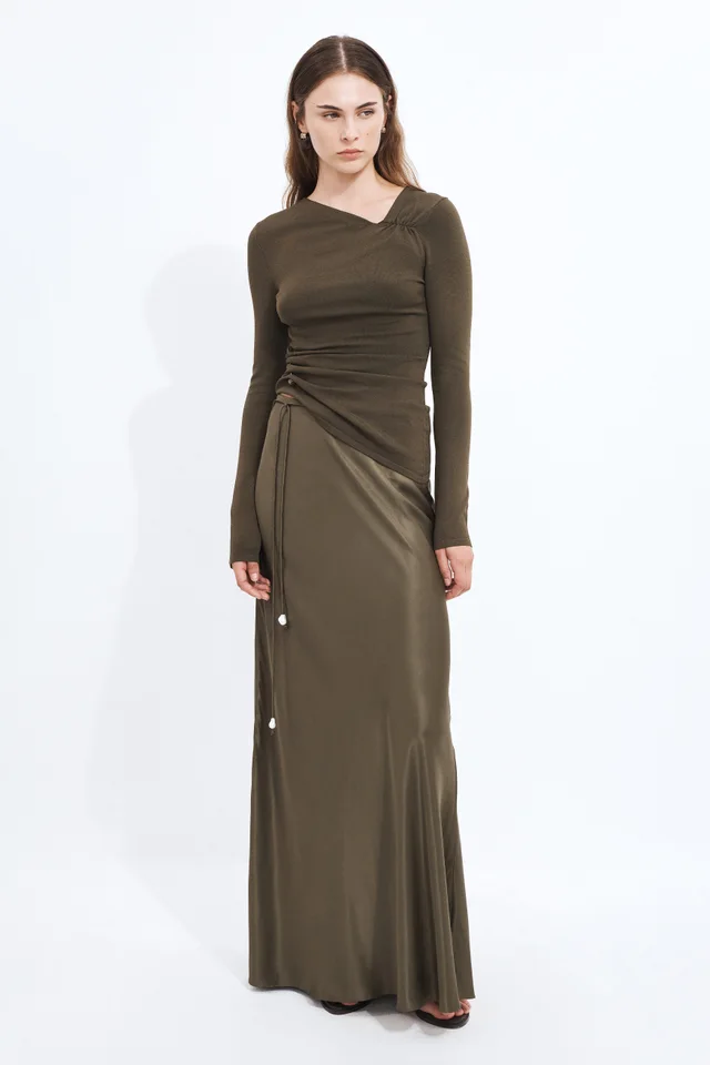 Aje Studio Gianna Knit Top in Green from Aje, photo 1 of 1