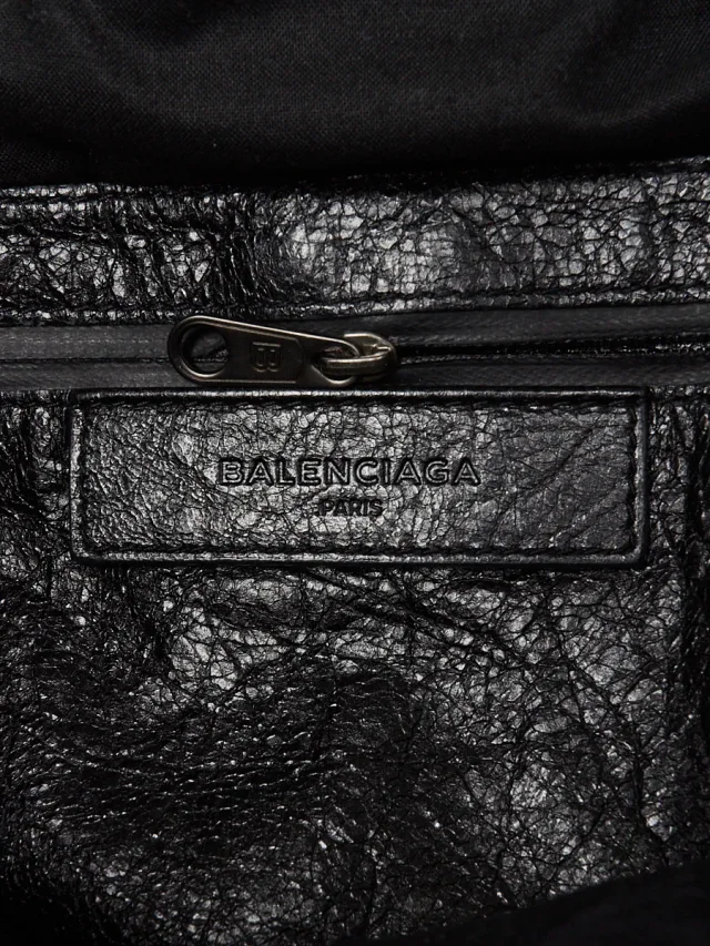 Balenciaga Arena Drawstring Backpack Bag in Black Leather from Yoogis, photo 8 of 10