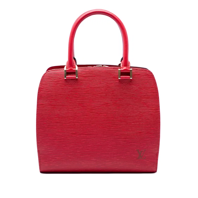 Red Louis Vuitton Epi Pont Neuf Handbag in Red Leather from Designer Revival
