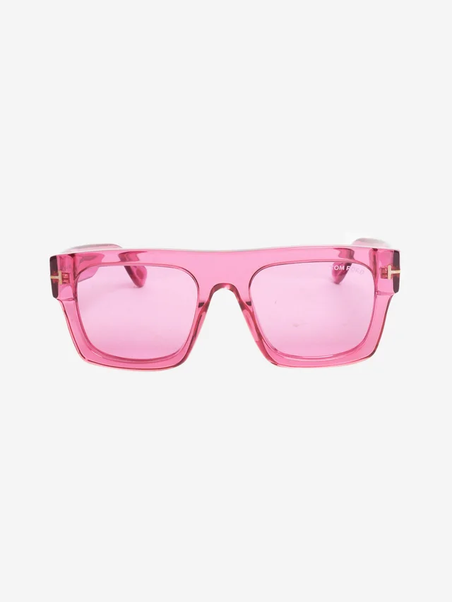Tom Ford Pink Fausto sunglasses in Pink from Sign of the Times