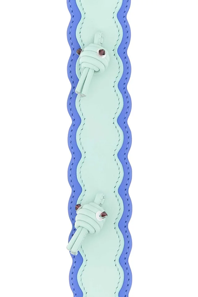 Fendi Strap Belt — Multi (blue-Green) ( ) in Blue Leather from HEWI, photo 2 of 2