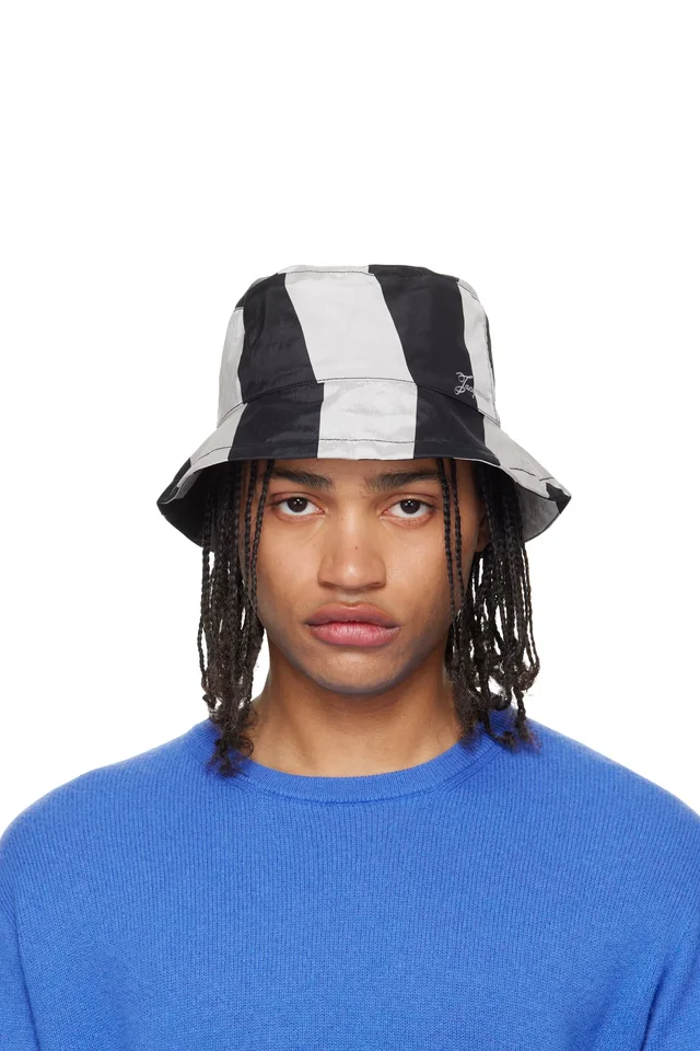 Black & Gray 'The Baluchon' Bucket Hat