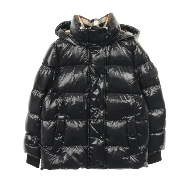 Burberry Detachable Logo Applique Nylon Down Jacket in Nylon from LuxUness