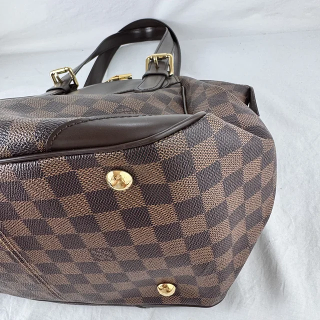 Louis Vuitton Verona MM Damier Ebene Bag in Brown Canvas, Leather, Metal from Reowned, photo 8 of 10