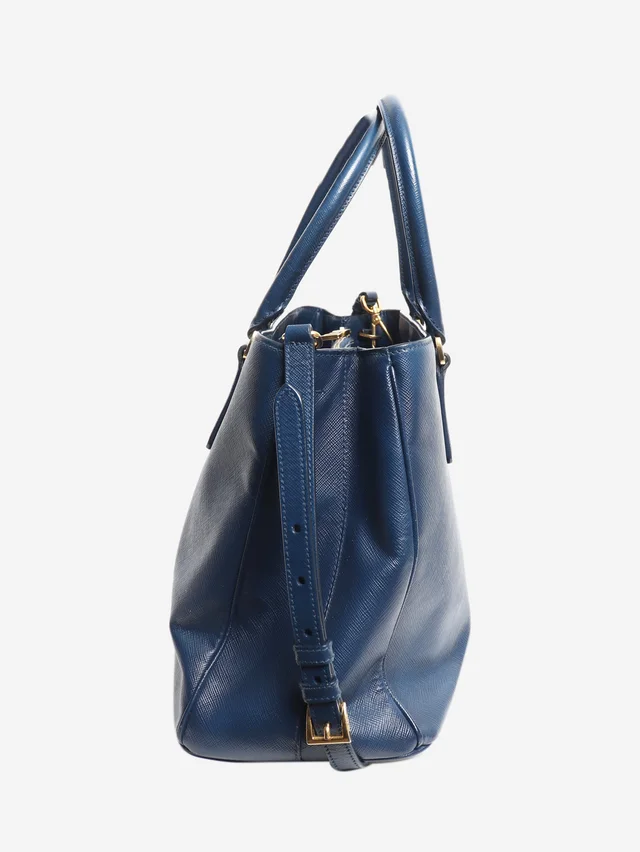 Prada Blue Saffiano leather Galleria 2way bag in Blue Saffiano leather from Sign of the Times, photo 2 of 2