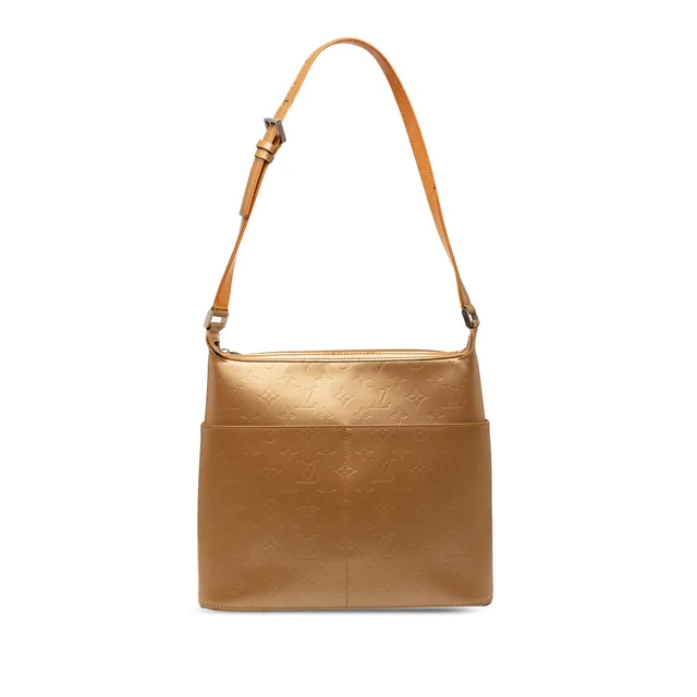 Gold Louis Vuitton Monogram Mat Sutter Shoulder Bag in Gold from Designer Revival