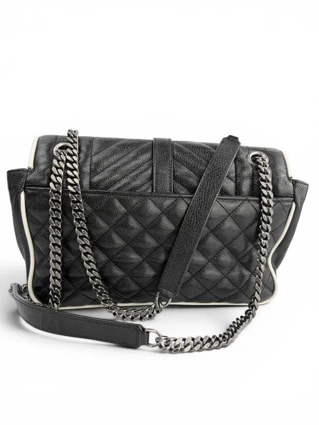 Saint Laurent Medium Monogram Triquilt Envelope Flap from Season 2 Consign, photo 3 of 10