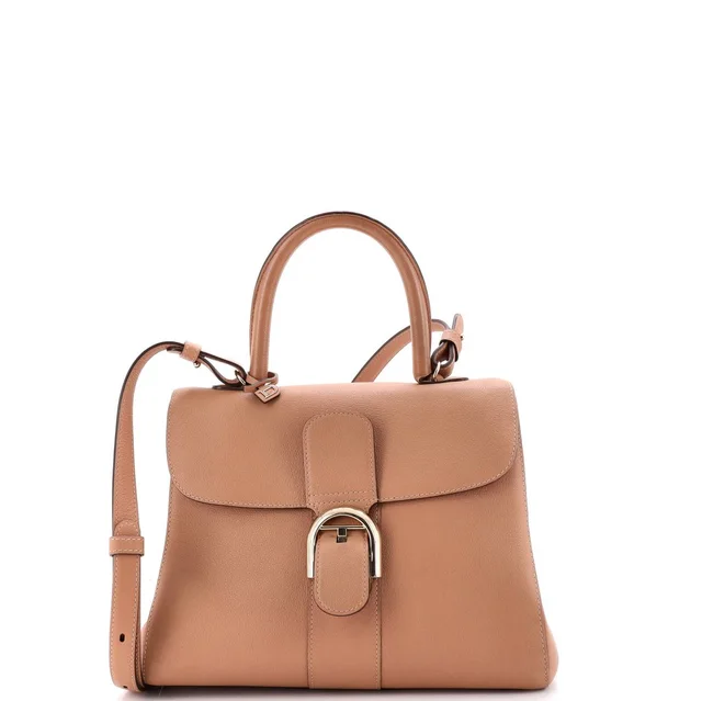 Delvaux Brillant Top Handle Bag Leather MM in Leather from Rebag