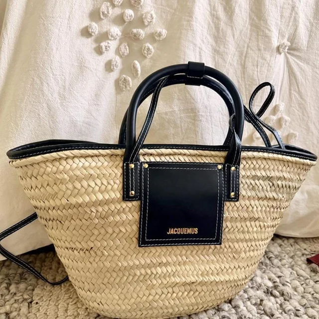 Jacquemus Women's Beach bags - Black/Tan in brown|black|neutral from Depop, photo 1 of 1