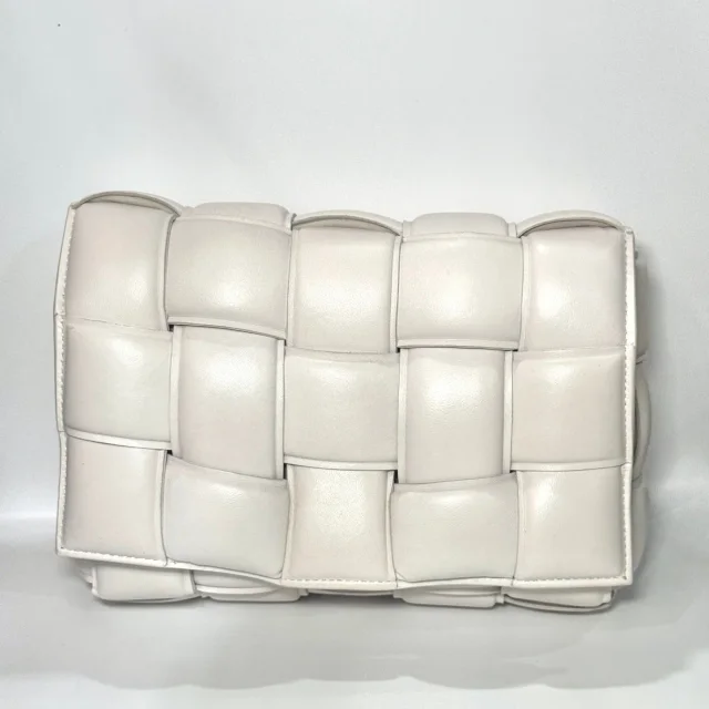 Bottega Veneta Cassette Bag - White in White from Revivre