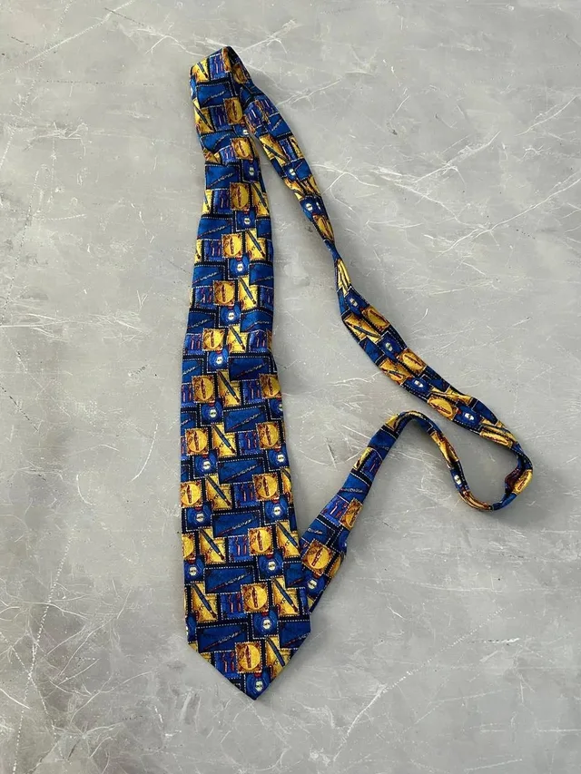Givenchy Vintage Gentleman Paris Silk Classic Luxury Necktie in multicolor Silk from Grailed
