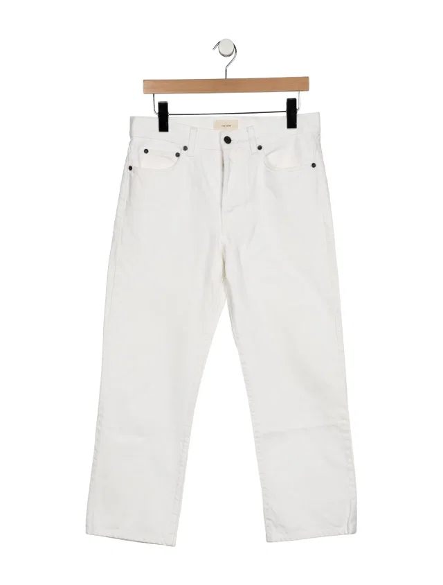 The Row Lesley Straight Leg Jeans in blue from The RealReal