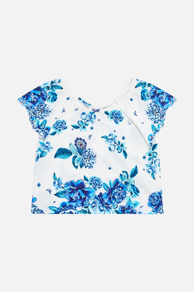 Camilla eBoutique KIDS SHORT SLEEVE SQUARE NECK TEE A CERAMIC GARDEN from CAMILLA, photo 1 of 1