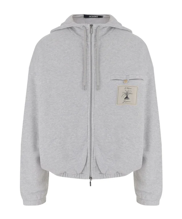 Jacquemus Patch Logo Zip-Up Hoodie from SENSER, photo 1 of 1