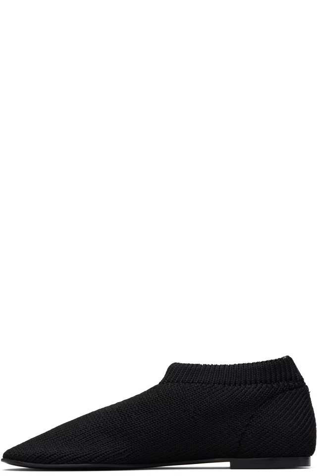 Proenza Schouler Black Glove Knit Loafers, photo 3 of 5 from SSENSE