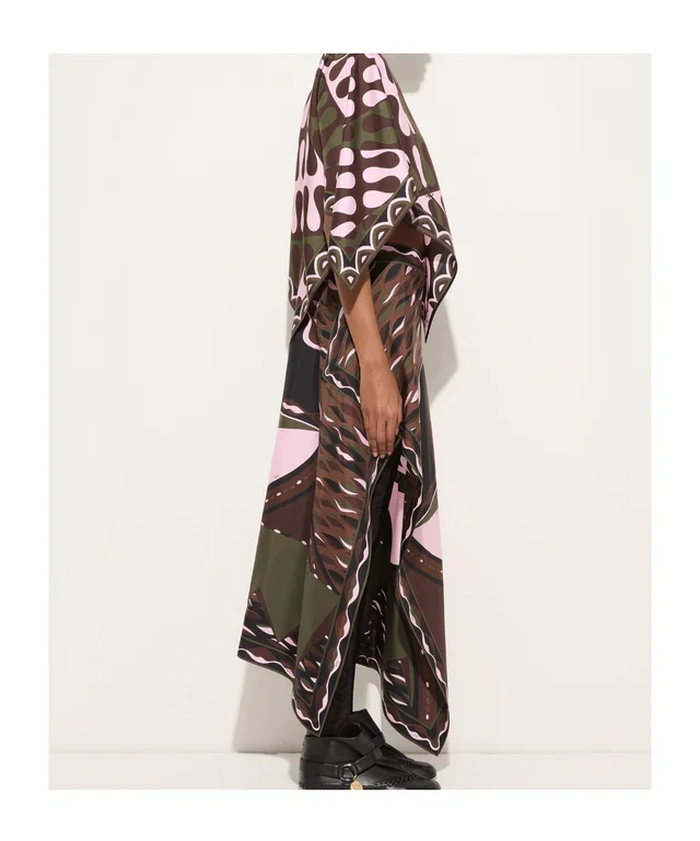 Emilio Pucci Dune Print Silk Skirt, photo 3 of 5 from SENSER