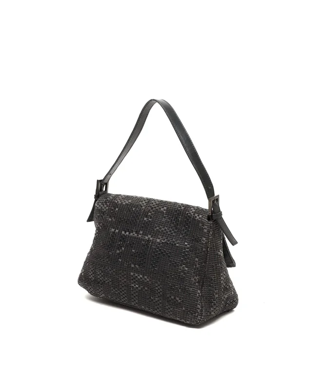 Fendi 2010s Woven Mamma Forever Bag in Woven leather from A Retro Tale, photo 3 of 12