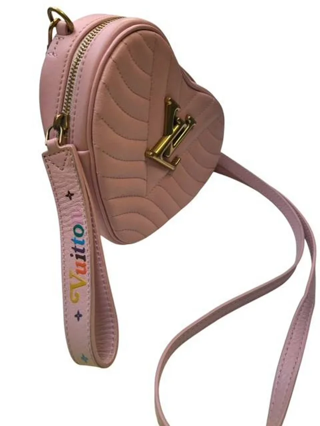 Louis Vuitton New Wave Heart NZ 4138 Calfskin leather Rose Pink Cross-body in Pink Leather from Oxfam Online Shop, photo 4 of 8