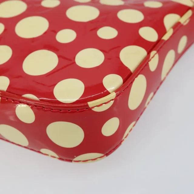 Louis Vuitton Pochette Accessoires Yayoi Kusama Painted Dots Monogram Vernis Red Patent_leather Bag in Red Patent leather from HEWI, photo 10 of 23