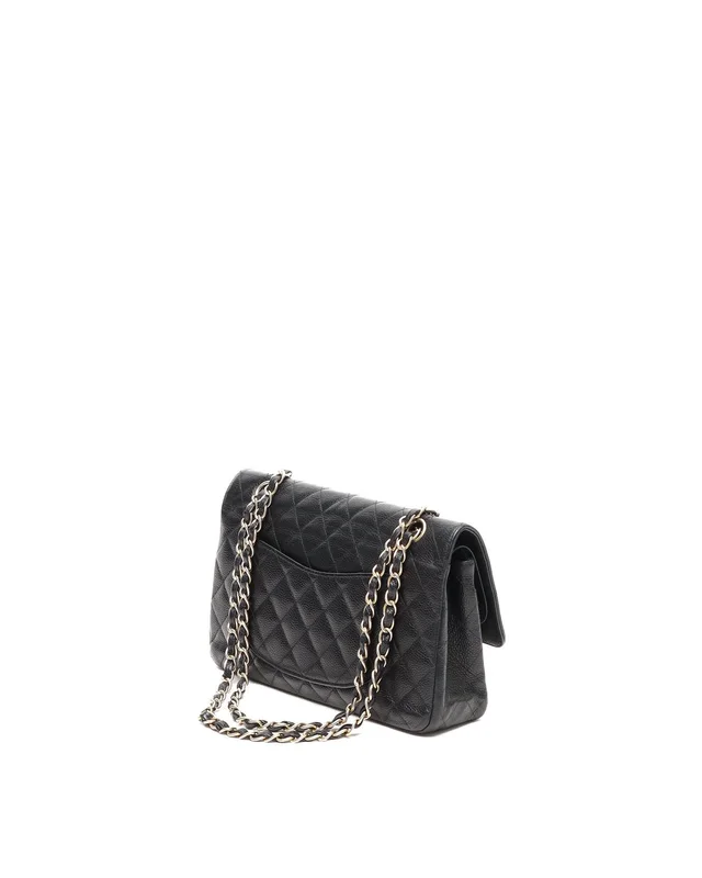 Chanel Classic Caviar Medium Double Flap Bag in Caviar leather from A Retro Tale, photo 3 of 11