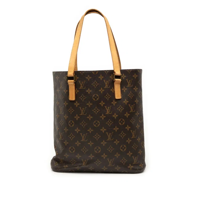 Brown Louis Vuitton Monogram Vavin GM Tote Bag in Brown Coated canvas from Designer Revival
