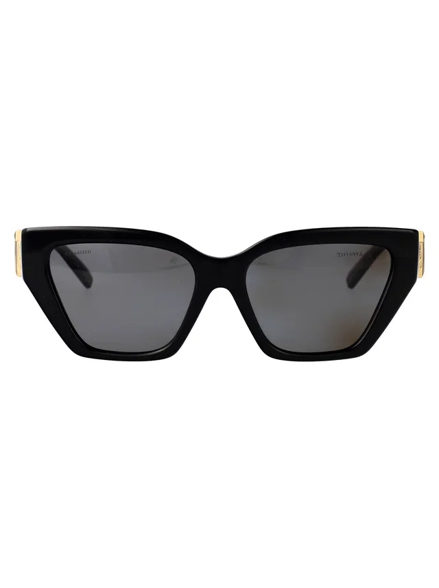Tiffany & Co. 0tf4218 Cat-Eye Black Acetate Sunglasses in Black from HEWI