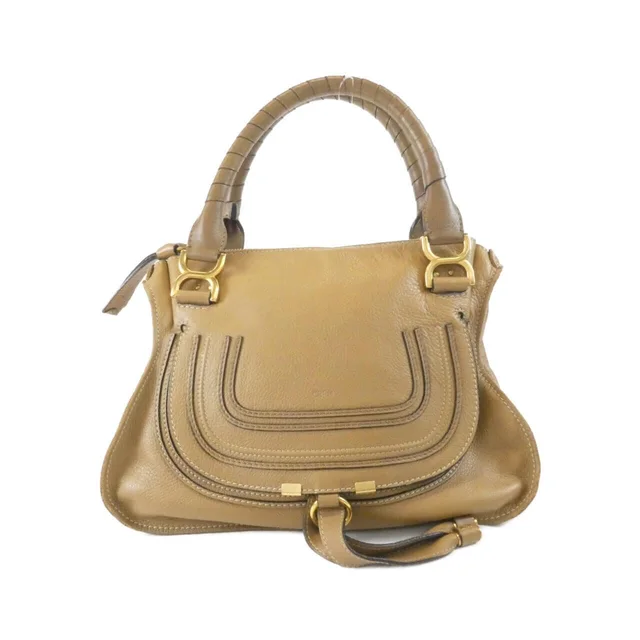 Chloé Marcie Bag in BEIGE / GOLD metal fittings leather from KOMEHYO