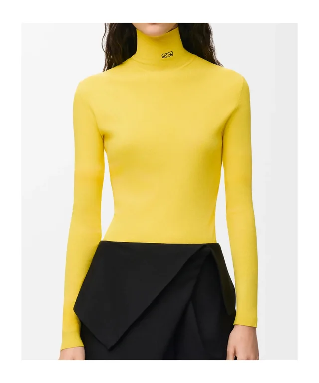 Loewe Long Sleeve High Neck Top, photo 2 of 5 from SENSER